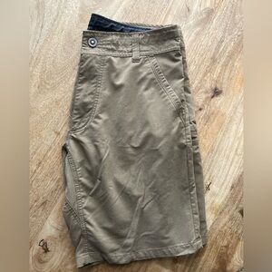 Kuhl Men's Khaki Flat Front Shorts